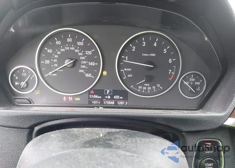 2014 BMW 328I из США, поврежденный, VIN WBA3A5G56ENP29796